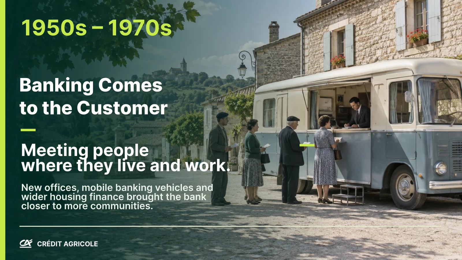 Poster 05: Banking Comes to the Customer